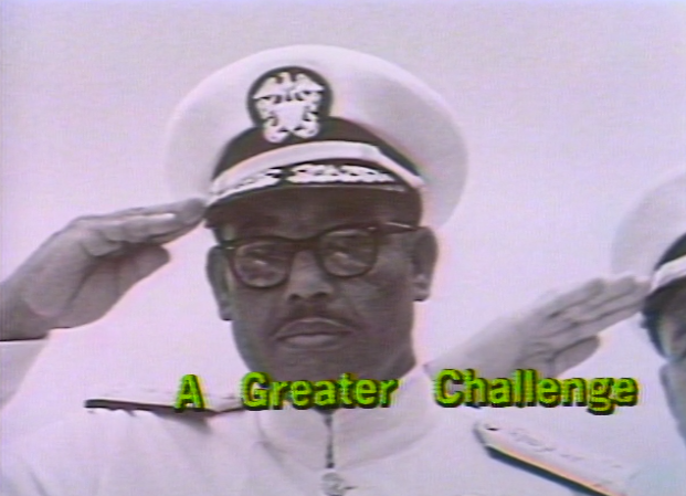 Title screen to the documentary, A Greater Challenge.