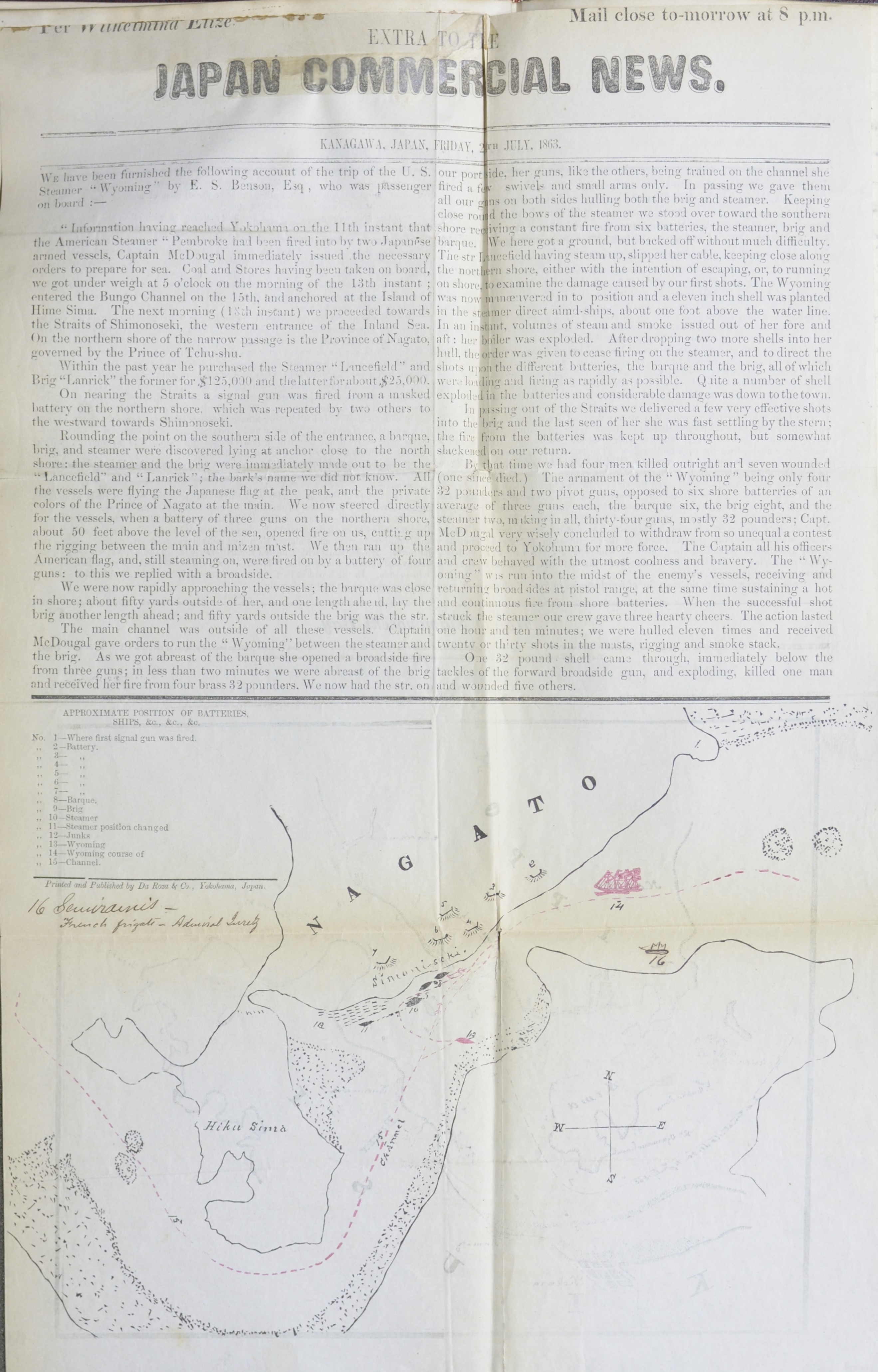 Civil War Spreads: Denby newspaper