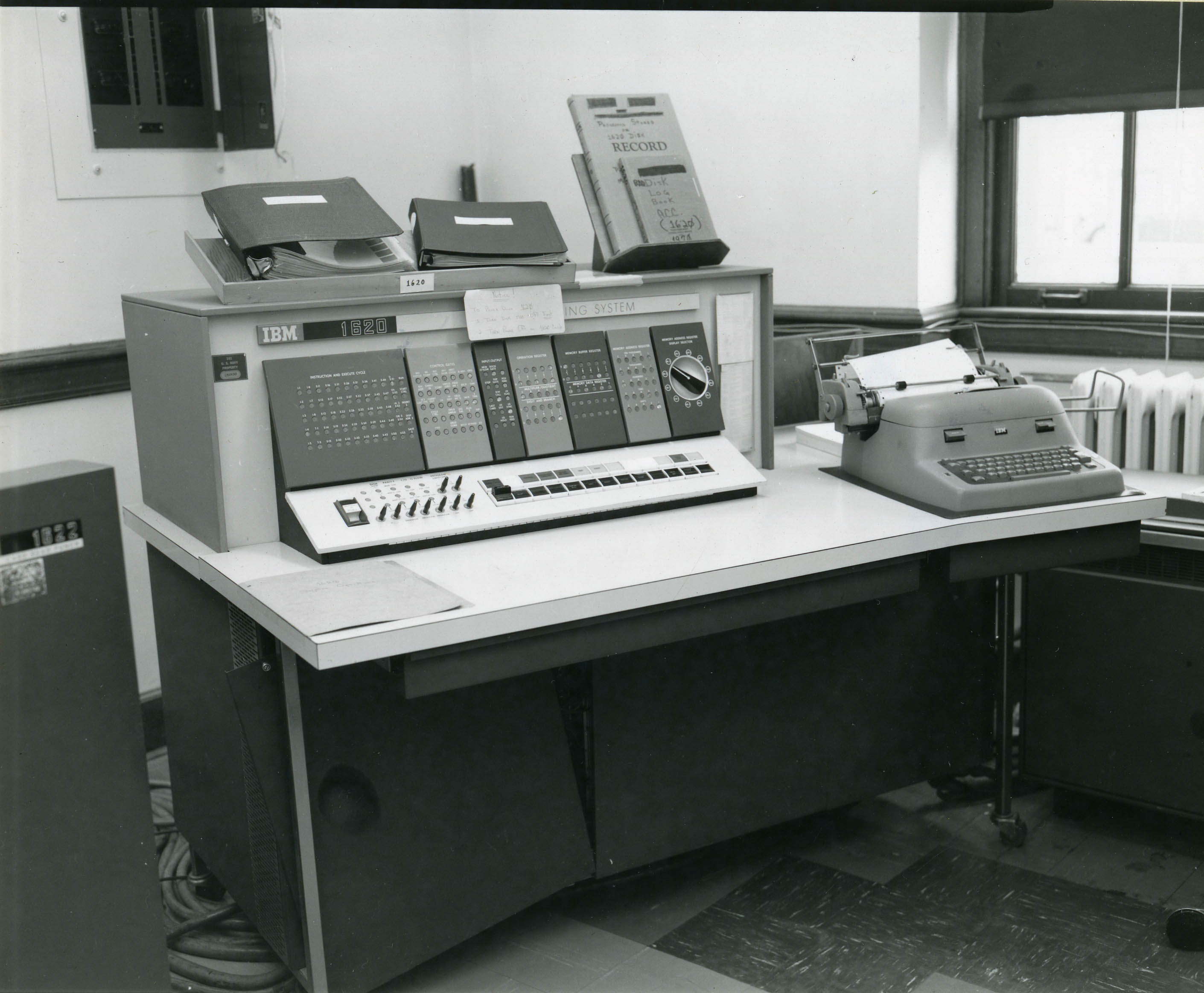 Computing at USNA: Digital computer and typewriter