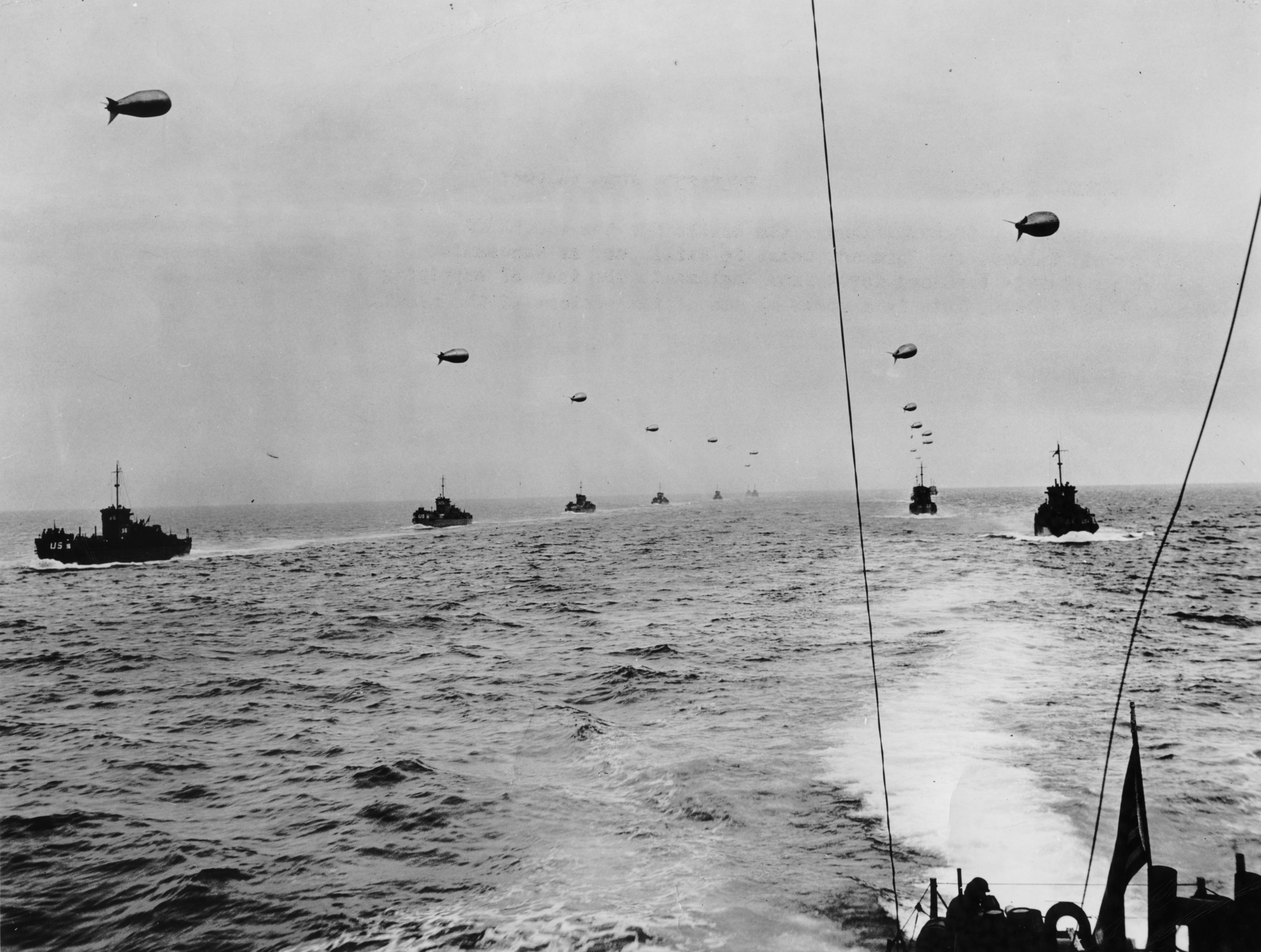 D-Day: Coast Guardsmen head for France