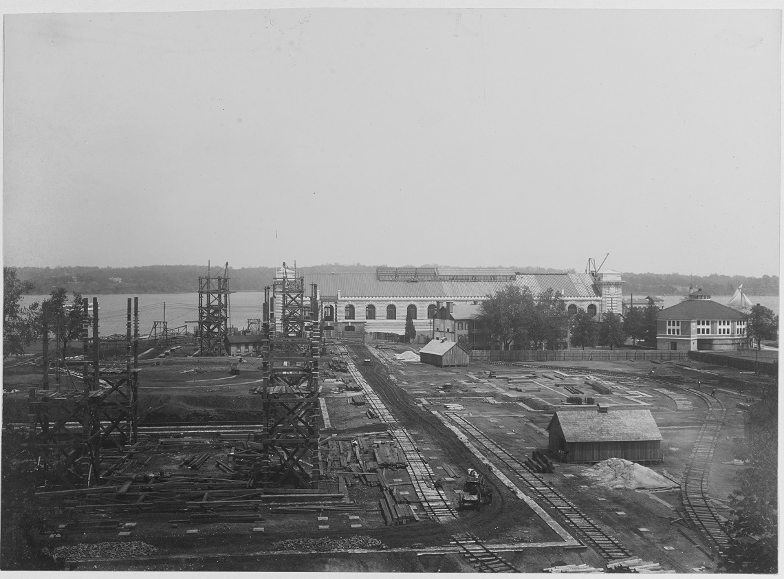 History of Dormitories: Bancroft Hall foundations