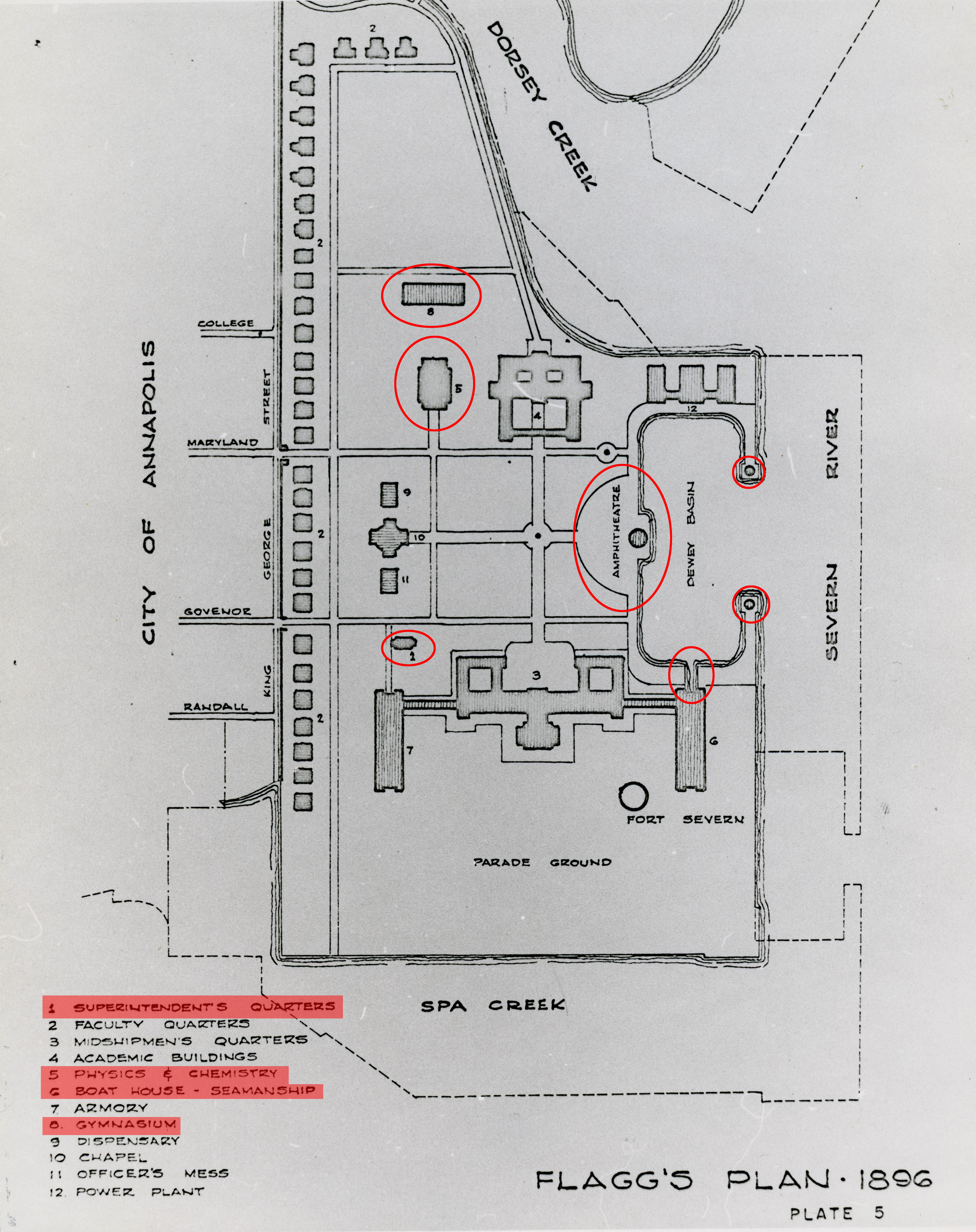 New Naval Academy: Flagg plan