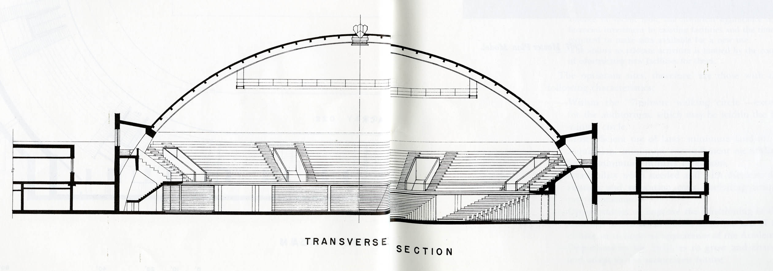 New Naval Academy: Halsey transverse section
