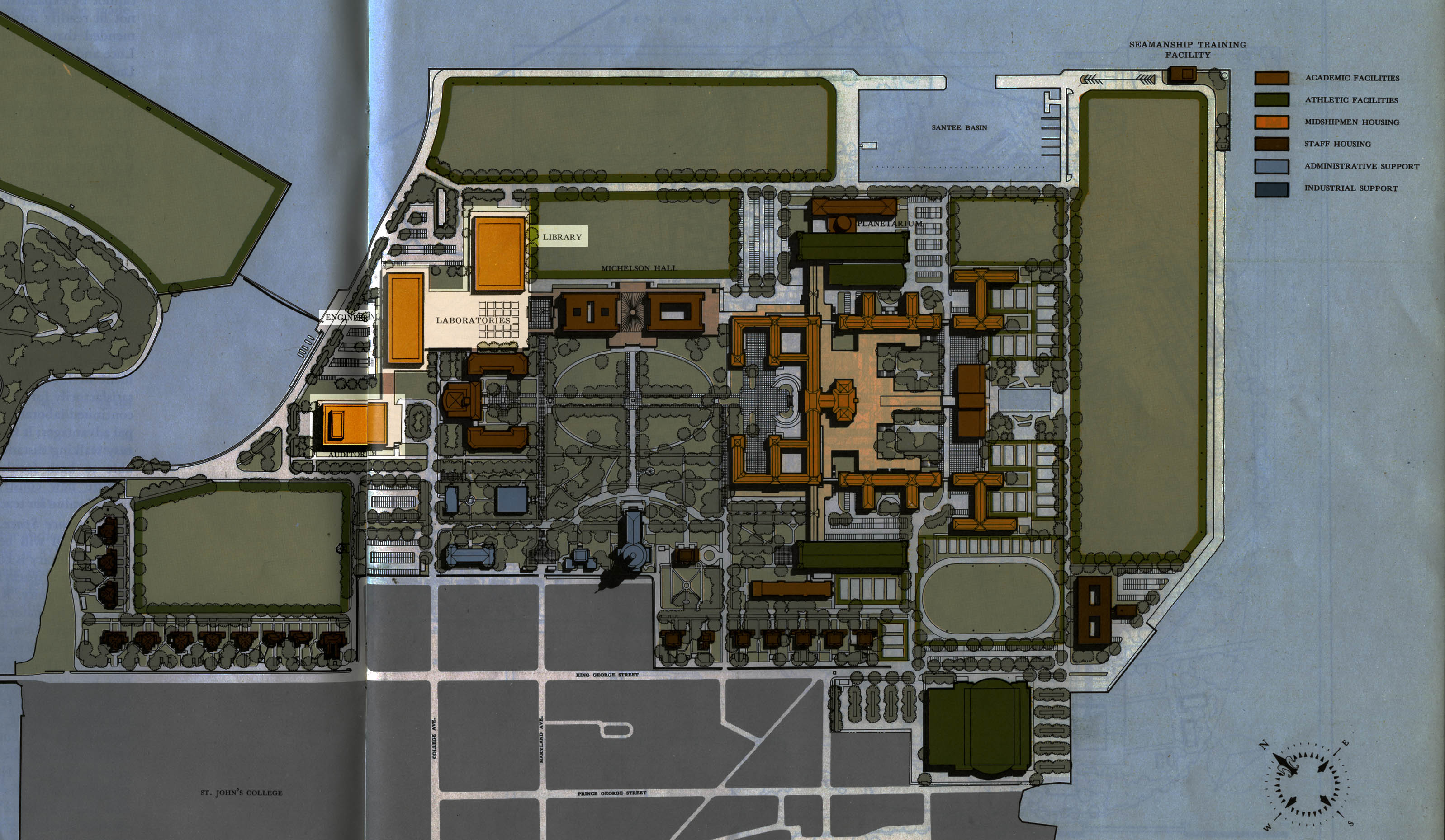 New Naval Academy: 1967 master plan