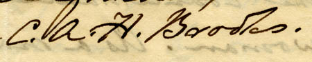 Social Commentary: Brooks signature