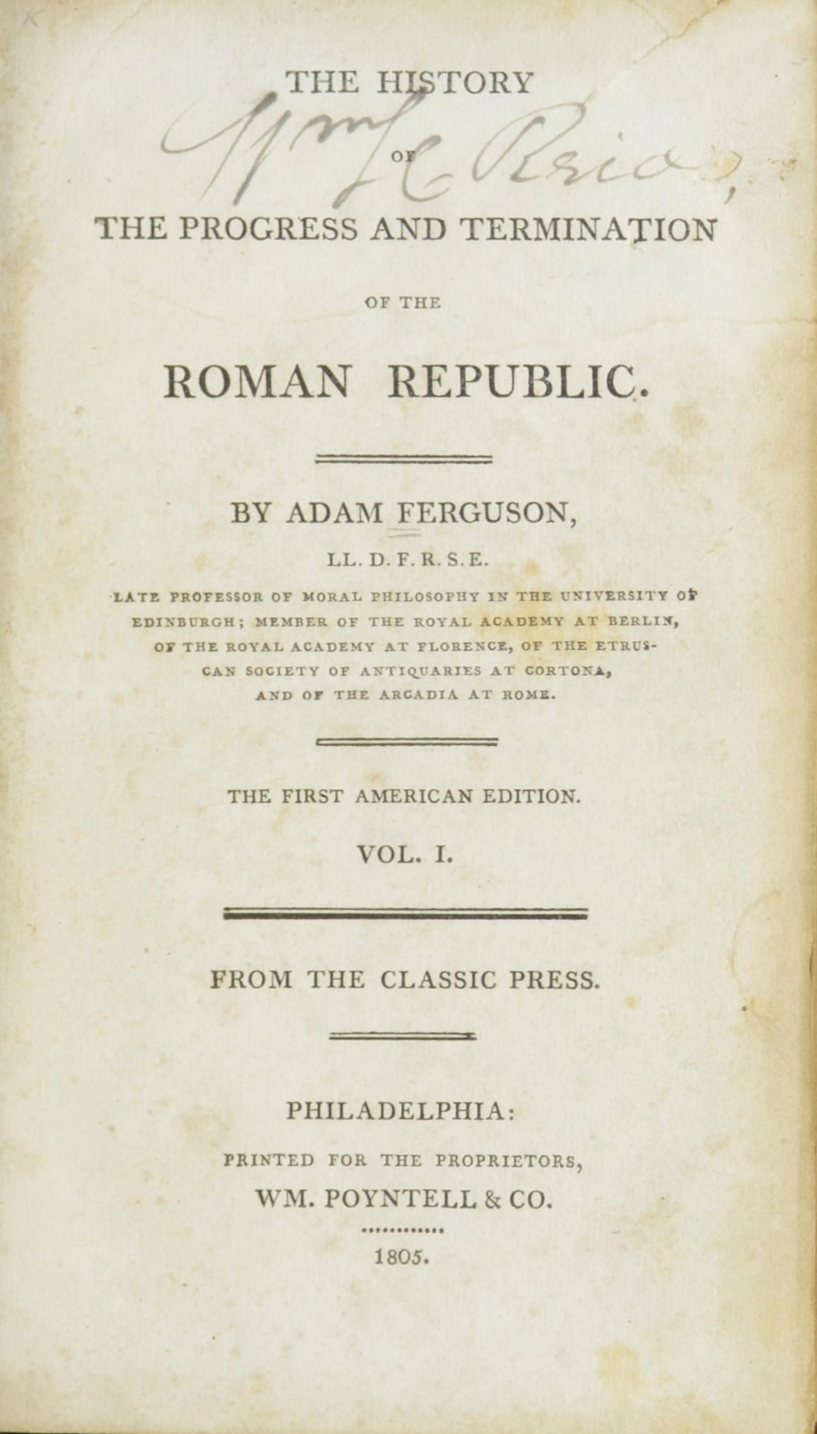 Tiberius Gracchus: Roman republic