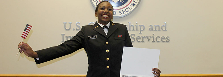 Image for Midshipman Candidate Takes Oath of Citizenship