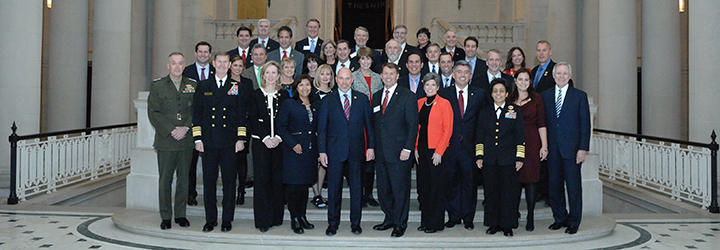 Image for Navy Secretary Hosts Newly-Elected Officials at Naval Academy