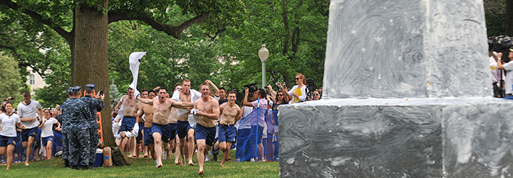 Image for USNA Midshipmen Triumph over Herndon Climb