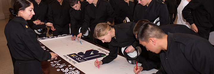 Image for USNA Midshipmen Kickoff “It’s On Us” National Week of Action