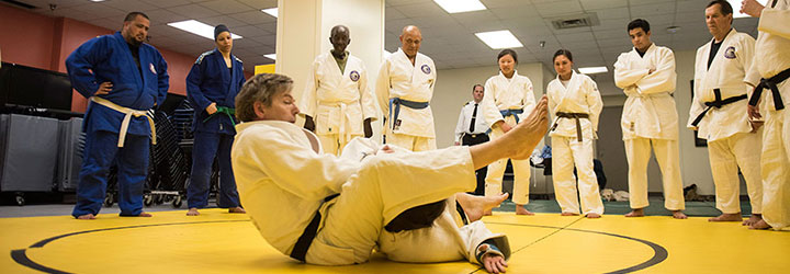 Image for USNA Judo Club Trains With Wounded Warriors
