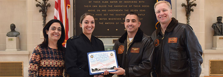Image for Midshipman Receives Peer-Nominated Leadership Excellence Award