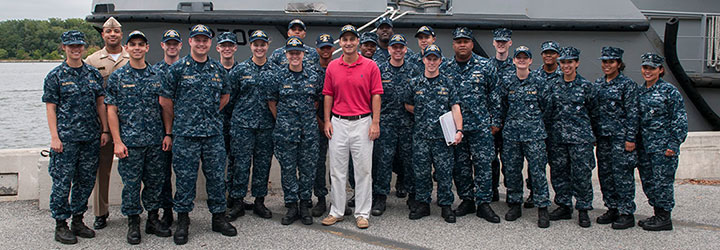 Image for Annapolis Mayor Gets Underway with Midshipmen