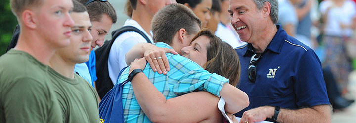 Image for Induction Day An Emotional Experience For Plebe Parents
