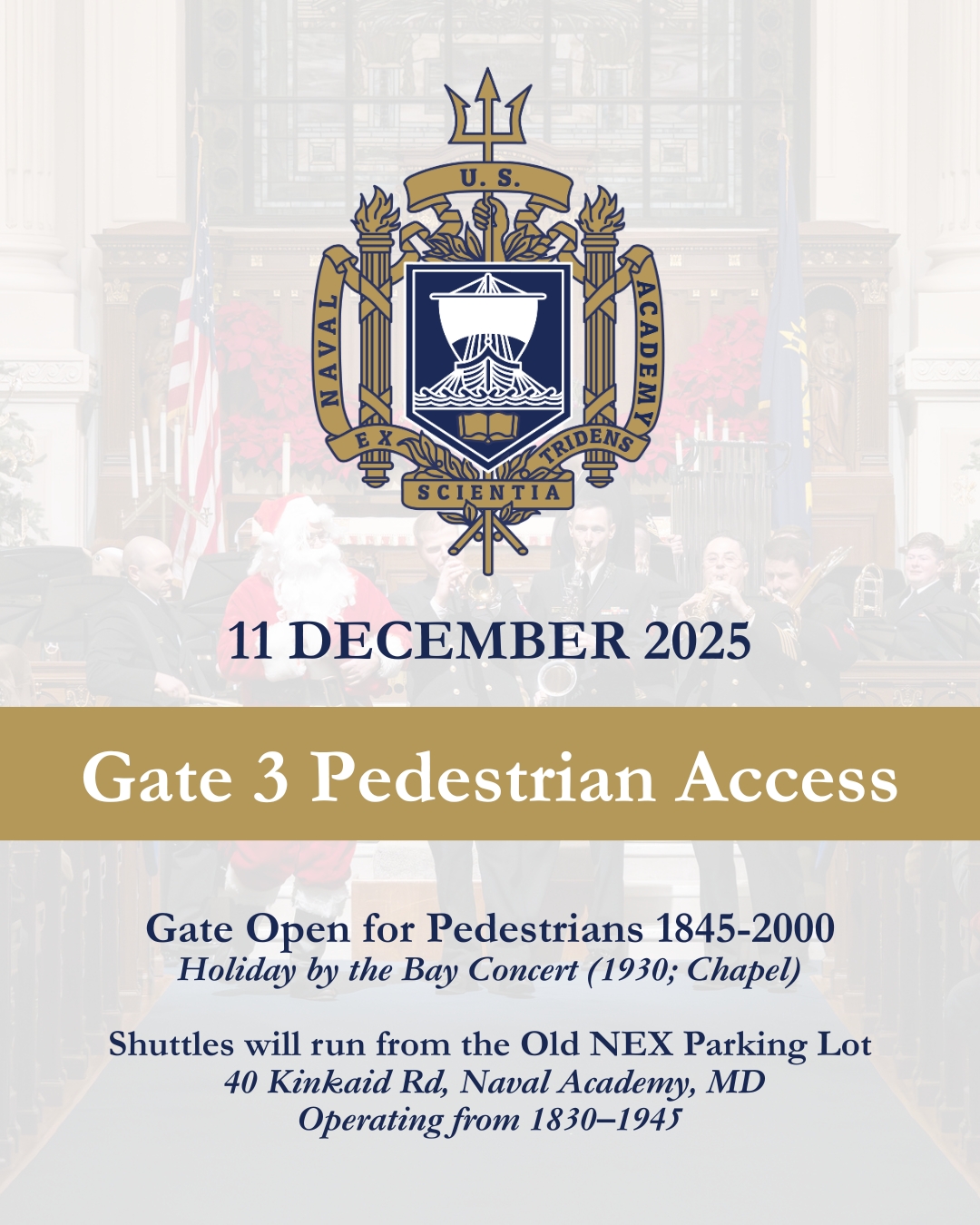 Naval Academy Holiday Gate Hours :: USNA News Center...