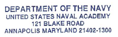 Department of The Navy, United States Naval Academy