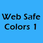 Web Safe Colors 1